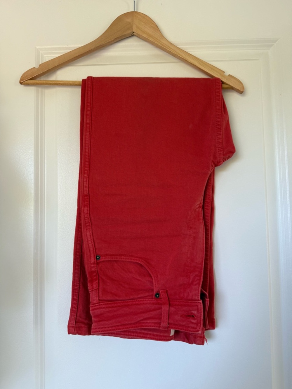 Sezane Le Crop Jeans in Red - Size 4. Perfect condition - Picture 2 of 7
